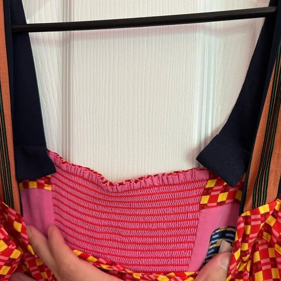 Maeve Anthropologie Women’s 6 Vivienne Maxi Midi Colorful Dress Sleeveless Boho - Picture 10 of 14